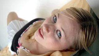 Co-ed Mary Anne fucking in the dorm with her natural tits - Naughty America - 1241