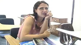 Student Lena Ramon fucking in the desk with her hairy bush - Naughty America - 139