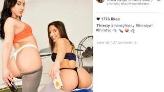 Abella Danger fucking in the trampoline with her innie pussy - Naughty America - 17659