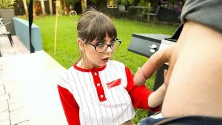 Shae Celestine fucking in the outdoors with her natural tits - Naughty America - 17877