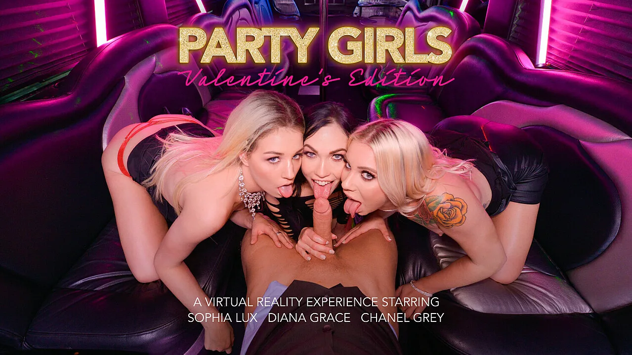 Valentine's Day with Chanel Grey, Diana Grace, and Sophia Lux - Naughty America - 19724