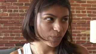 Megan Martinez fucking in the couch with her natural tits - Naughty America - 345