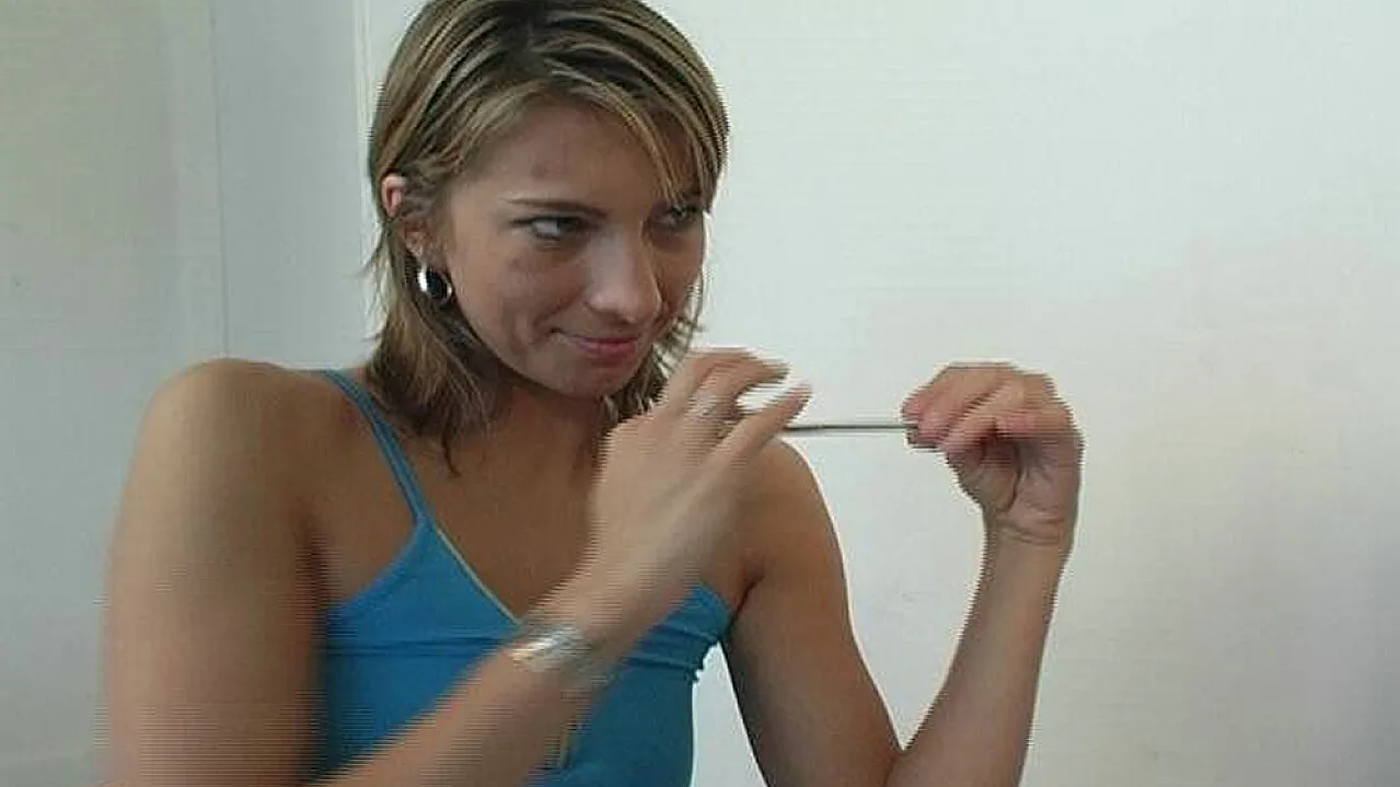 Janet Alfano fucking in the classroom with her piercings - Naughty America - 611