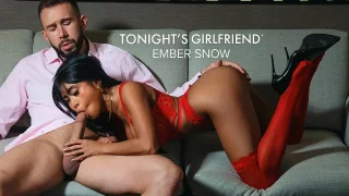 Busty Asian Ember Snow gives fan a lap dance before having him fuck her brains out - Naughty America - 24563