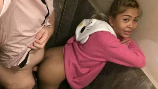 Bathroom Quickie On Work Break Ends In Creampie - Asian Sex Diary - 40027