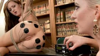 Teen Nurse Shocked Into Proper Office Behavior - Electrosluts - 10312