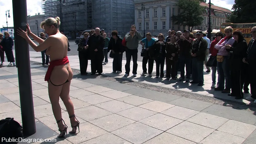 BEST OF EUROPE: laughed at and fucked in public - Public Disgrace - 10484