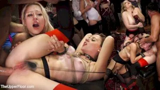 Slutty Slave Anal Orgy - The Upper Floor - 11273