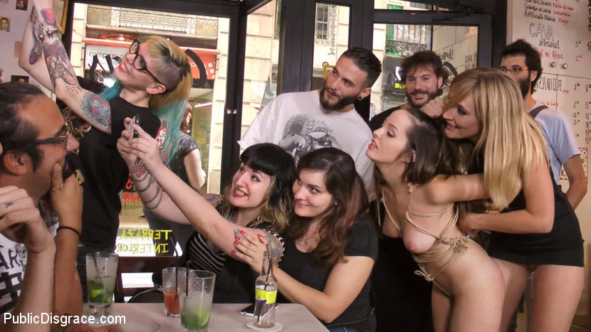 Wiggly Little Bitch Needs To Be Held Down And Humiliated - Public Disgrace - 11341