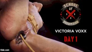 School of Submission: Day 1 For Victoria Voxxx - Kink Features - 13387