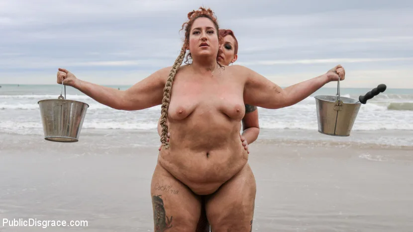 BBW Mimosa Sacrifices Every Last Dread of Dignity - Public Disgrace - 13433