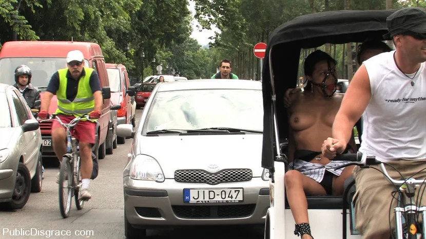 Yoha: All natural Latin babe dominated and used in public - Public Disgrace - 1912