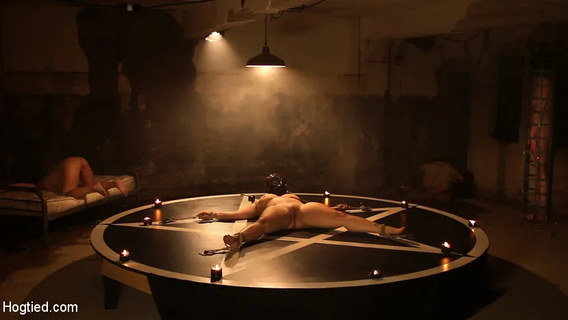 'Into The Darkness': A Hogtied Featured movie. A fantasy BDSM abduction movie starring Rylie Richman - Hogtied - 5467