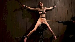 Kink fan gets her 1st shoot, chooses Device as her first! Pain is delivered. Pleasure is extracted! - Device Bondage - 6083