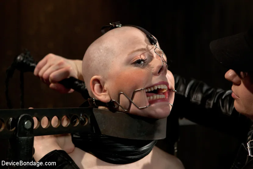 Alani Pi - Head Shaved Slut Live Show - Part 1 - Device Bondage - 6799