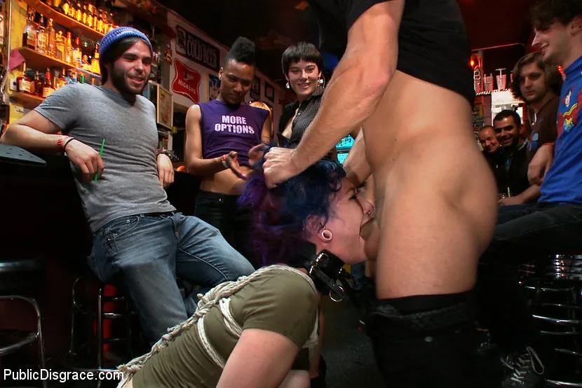 Tightly Bound and Gaged, Ass Fucked in Public - Public Disgrace - 6893