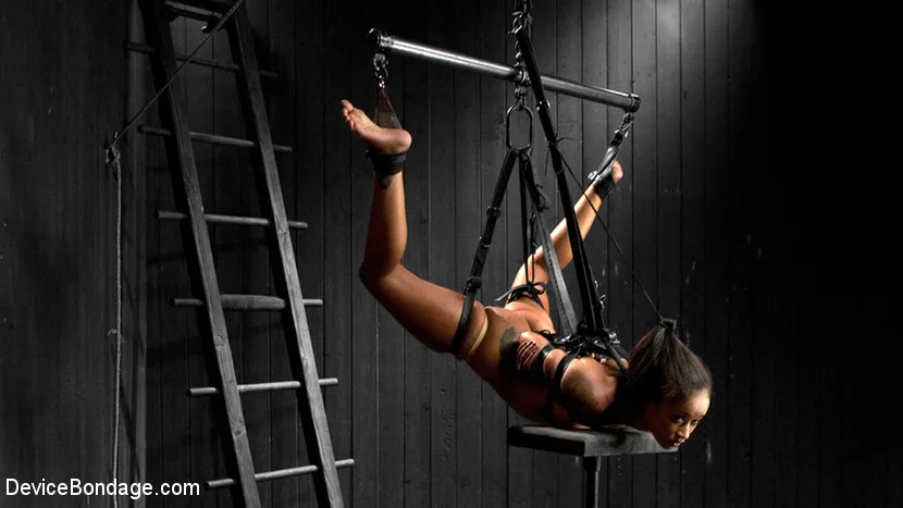 Skin Diamond gets roughed up by Jack Hammer in their first scene together - Device Bondage - 7109