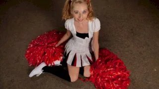 Pom Pom Girl gets Gang Banged by Basketball Coach and Team - Bound Gang Bangs - 7725