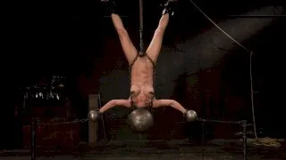 Tia Ling Inverted, suspended, tormented, as her rock hard body is sexually abused. - Device Bondage - 18634