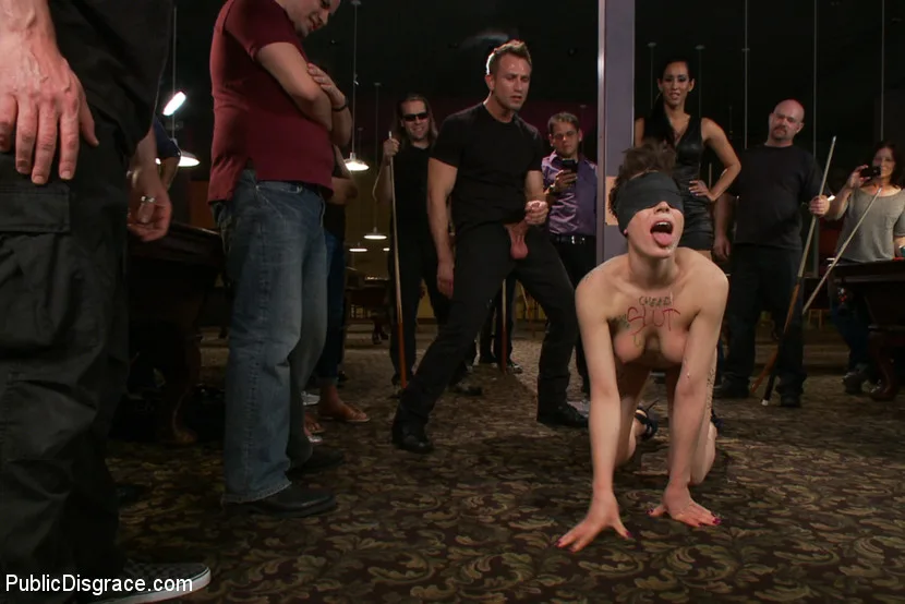 Lily LaBeau gets played in raunchy Pool Hall - Public Disgrace - 22700