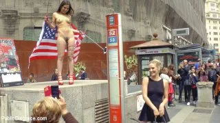 Slutty American Tourist Publicly Disgraces Herself!!! - Public Disgrace - 24784