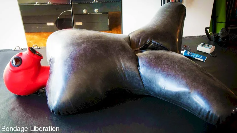 Inflatable Gimp Face Sitting - Bondage Liberation - 31196
