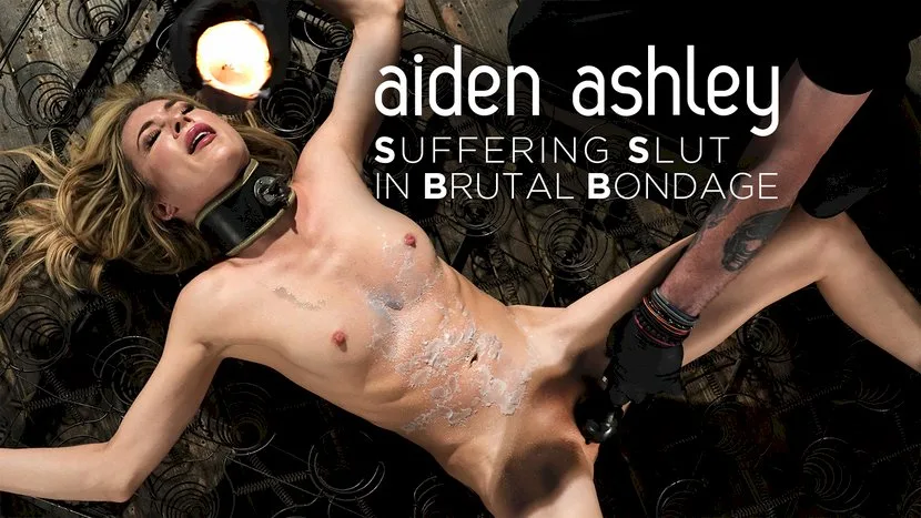 Aiden Ashey: Suffering Slut in Brutal Bondage - Device Bondage - 33823