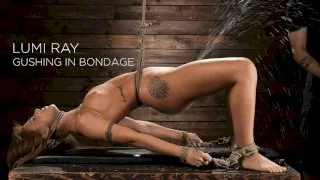 Lumi Ray: Gushing in Bondage - Hogtied - 33839