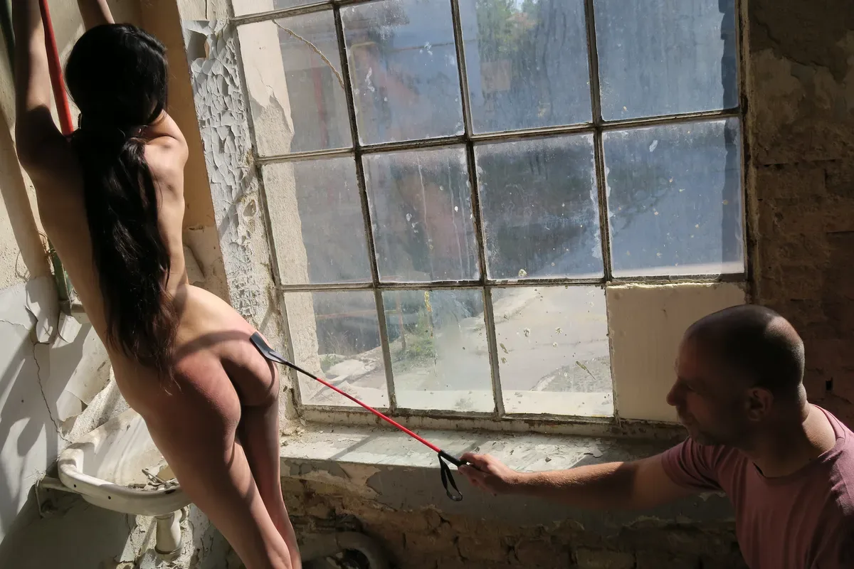 Ashley Ocean Ballgagged and Whipped - Submissed - 35330