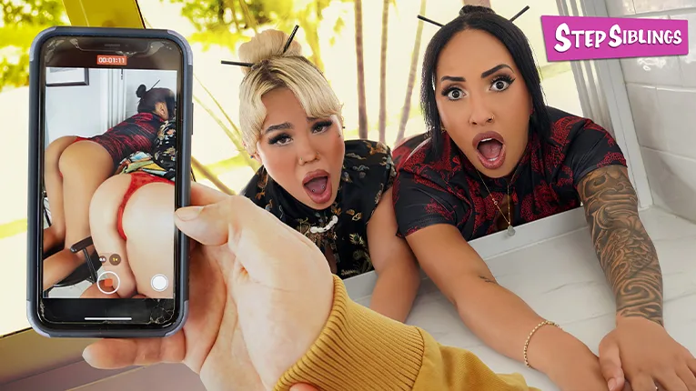 Caught, Stuck, and Fucked - StepSiblings - 25803