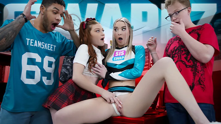 The Schoolgirl and the Cheerleader: A Stepsister Swap Story - Sis Swap - 27289