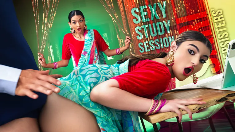 Meet the Sari-Sisters: Indian Twins Share Their First Cock - StepSiblings - 29624