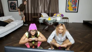 Young Black Vixens Ride The Joystick - Black Valley Girls - 62