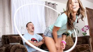 Remy LaCroix fucking in the living room with her innie pussy - My Dad's Hot Girlfriend - 28392