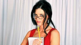 Petite India Summer fucking in the office with her petite - Naughty Office - 31804