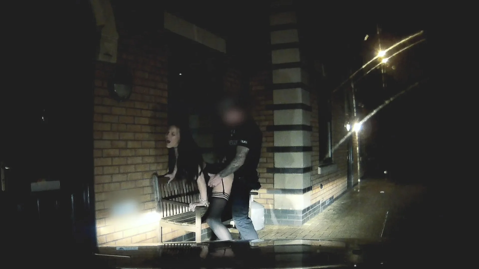 Night patrol: Cheeky young lass likes daring outdoor sex - Fake Cop - 34719