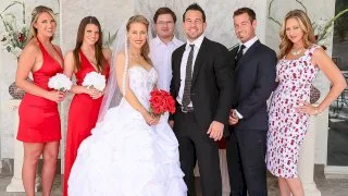 Brooklyn Chase fucking in the bedroom with her big ass - Naughty Weddings - 36838