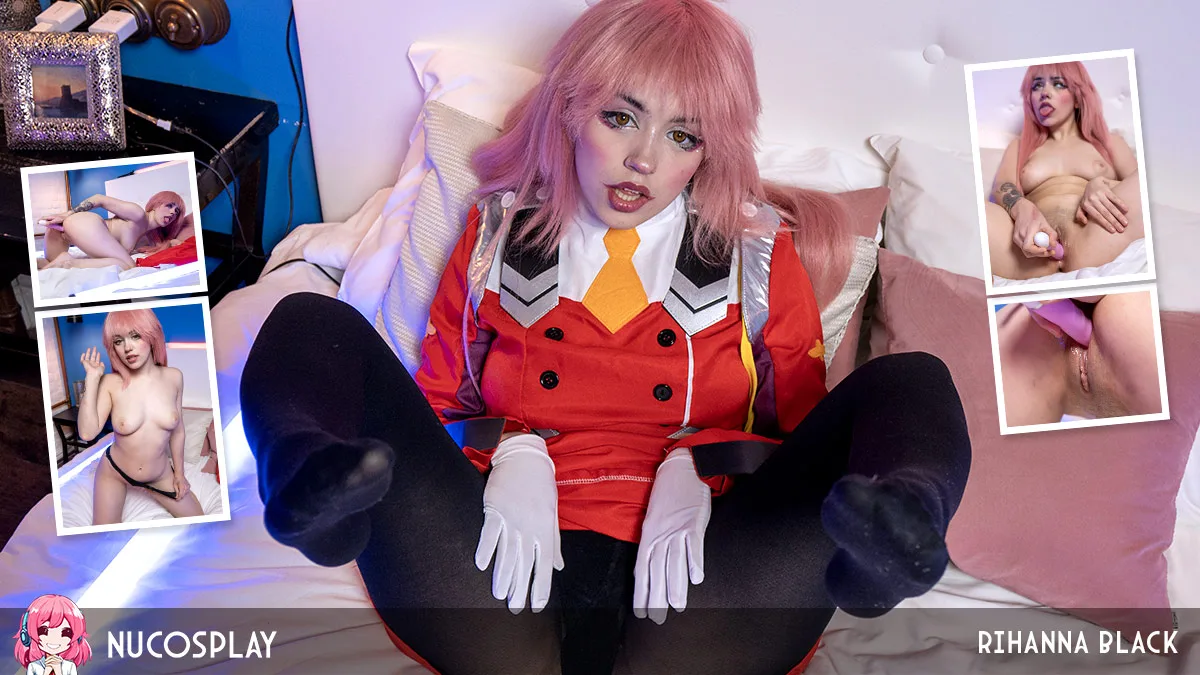 Rihanna Black Is A Slutty Anime Girl Who Gets Horny From Sucking A Lollipop - NuCosplay - 399213