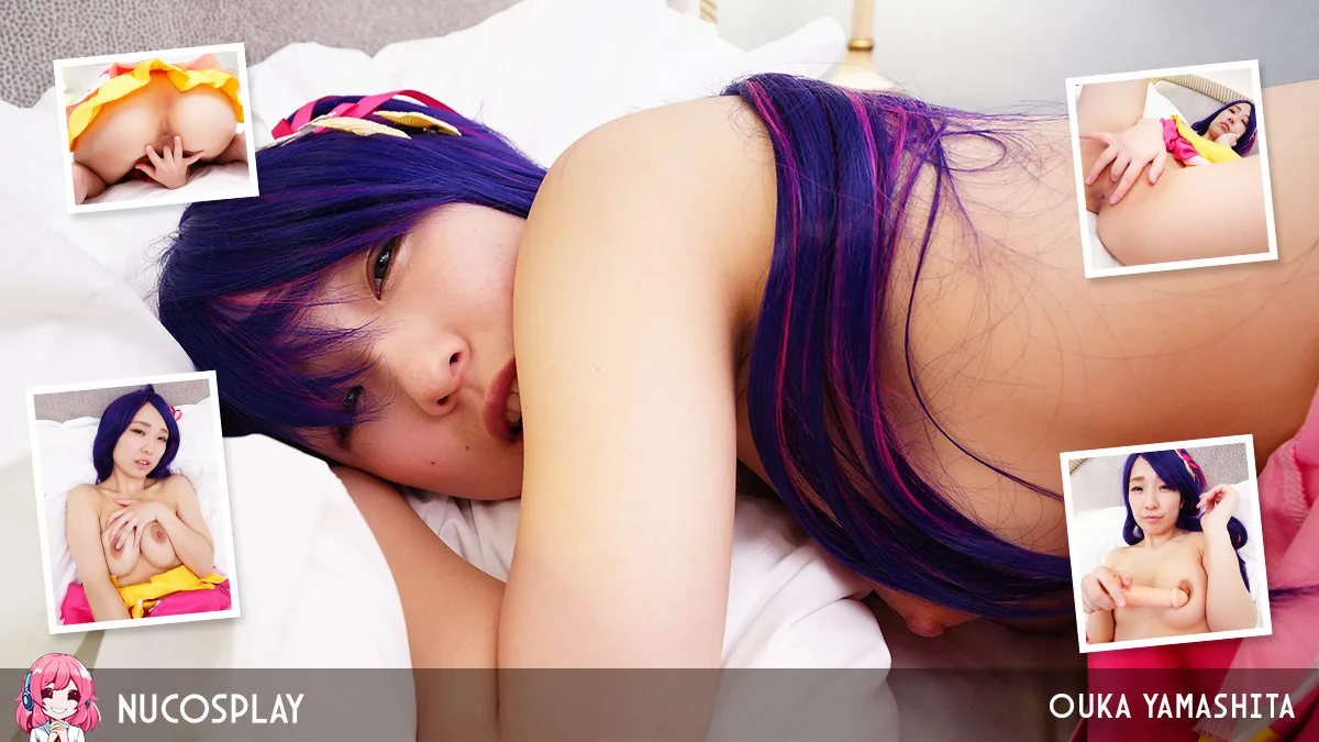 Gorgeous Japanese Candy Ouka Yamashita Fingers Her Perfect Looking Hole - NuCosplay - 399379