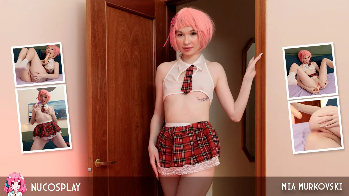 Horny Student Mia Murkovski Plays With Her Toys After Classes - NuCosplay - 399422