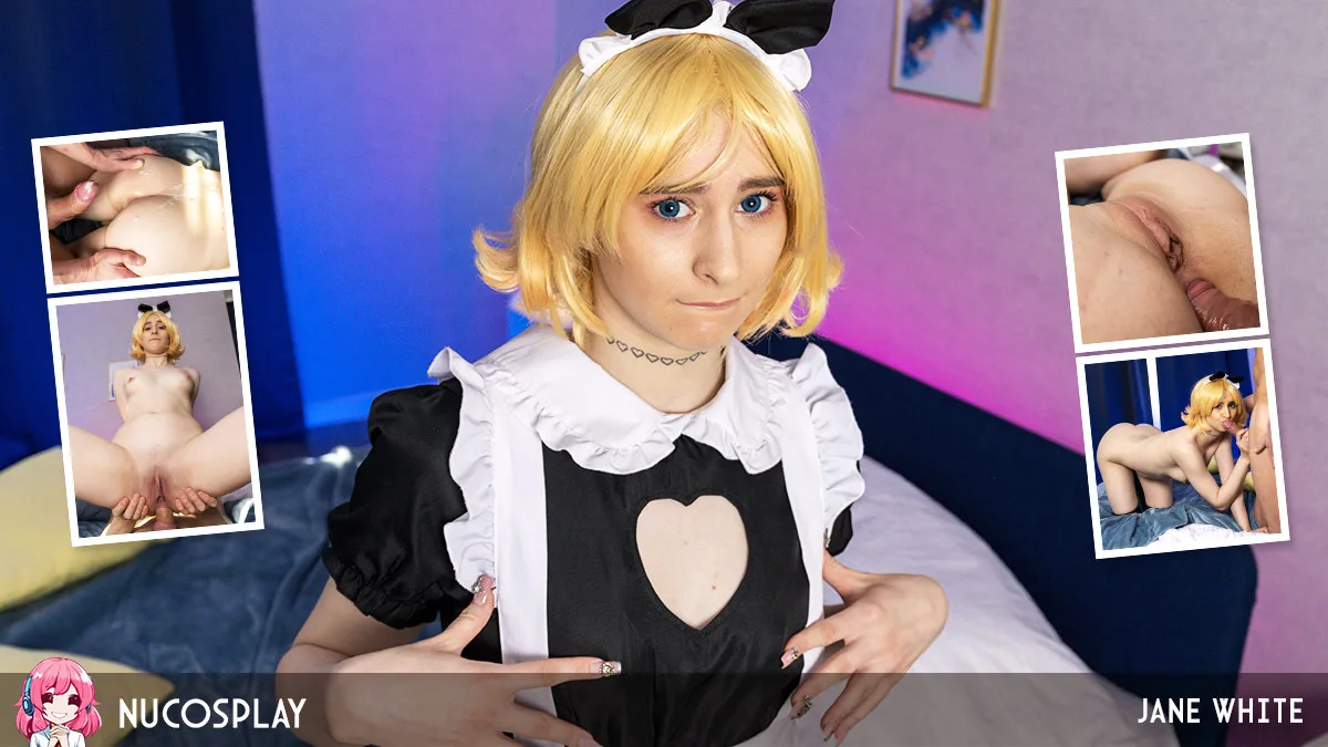 Anal Joy And Messy Ass Cumshot For Slutty Maid Jane White - NuCosplay - 400939