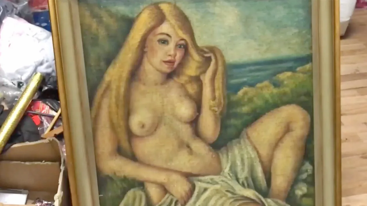 Topless Painting While Window Shopping - Euro Sex Diary - 401371