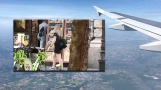 Hot Blonde Walking By After Budapest Landing - Euro Sex Diary - 401381