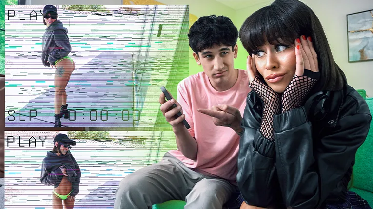 The Girl With the Leg Tattoo: Exhibitionist Babysitter Caught! - My BabySitters Club - 401933