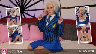Luna Roulette Shakes Her Freckled Booty On A Fat Dick - NuCosplay - 403228