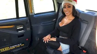 Big tits petite ebony babe squirts - Fake Taxi - 11207