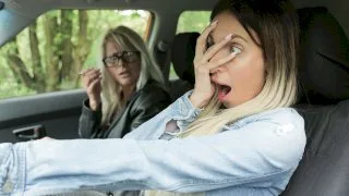 Learner licks wet pussy for license - Fake Driving School - 12146