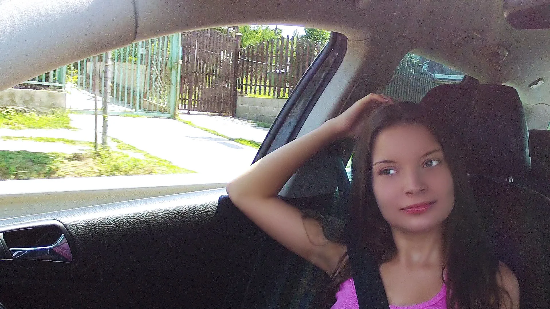 Tangling Tongues with the Hitchhiker - Stranded Teens - 12204