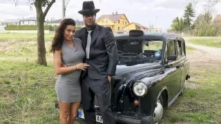 Taxi heist ends in horny cab fuck - Female Fake Taxi - 12916