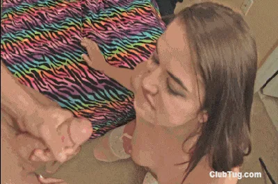 Step-Sis Facialized - May 4 - Club Tug - 9452